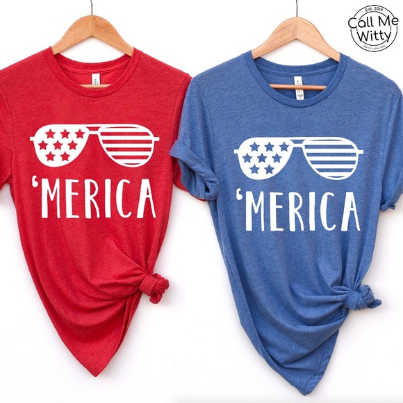 Tops - 4th Of July Woman America T Shirt Top Tee